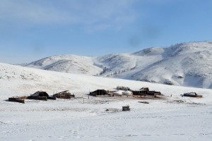 Un campement d'hiver